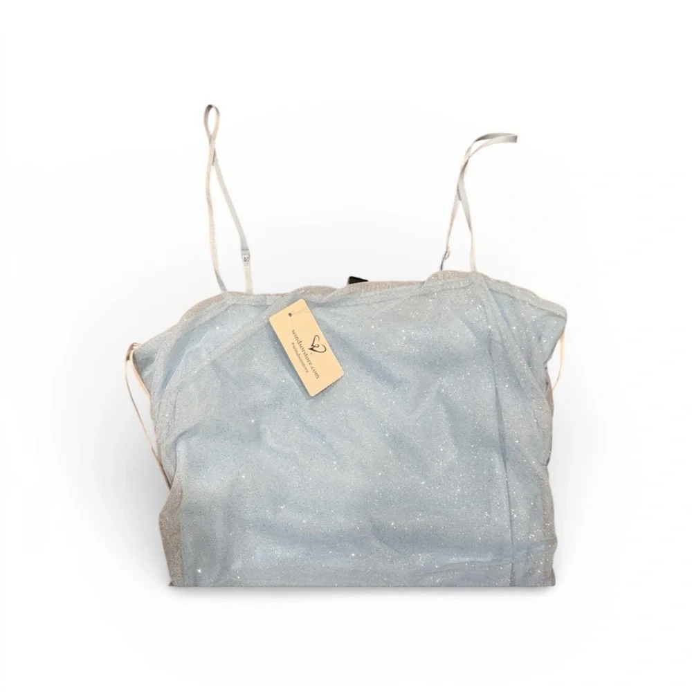 61. Windsor Blue Ombre Midi Dress Size Medium - Picture 3 of 3